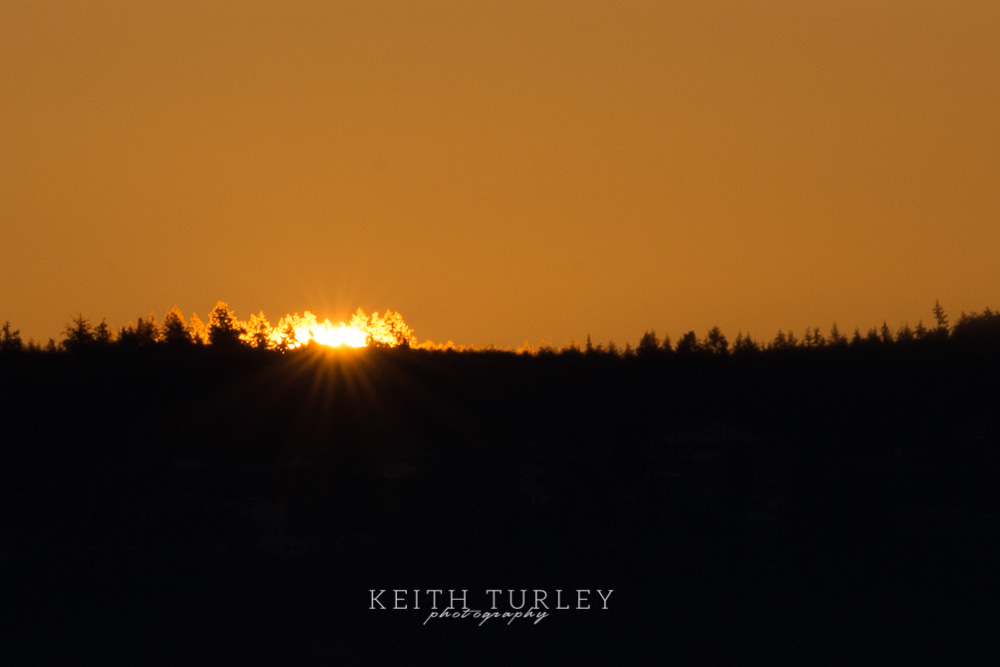 Sunrise from Fort Casey State Park by Keith Turley